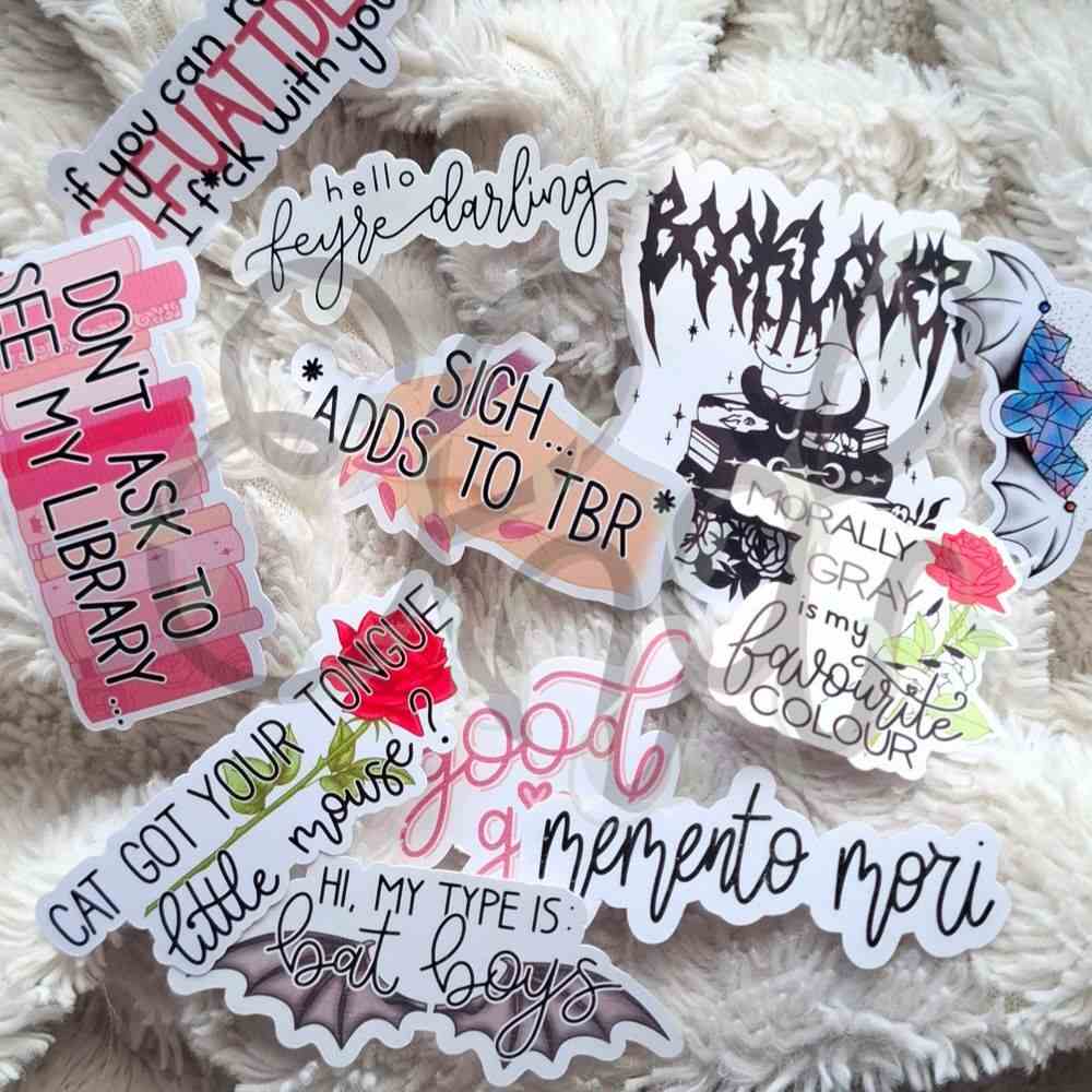 EvyHandmadeDesign Ghost - If You Have Ghost Autocollant - Blanc/Lilas